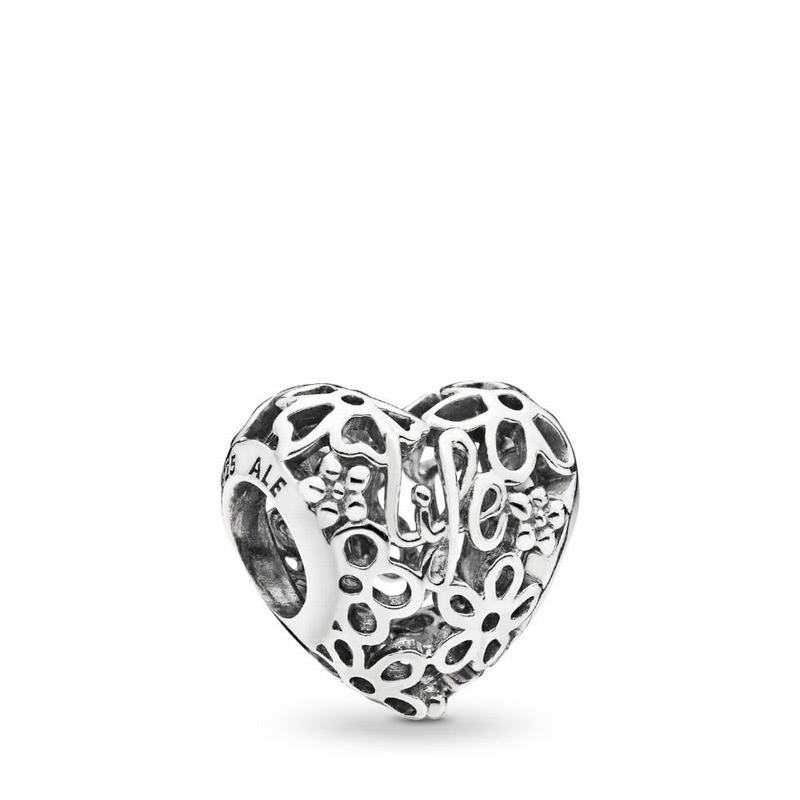 Pandora Promise Of Spring Charm Ireland - Sterling Silver - 347259MIN